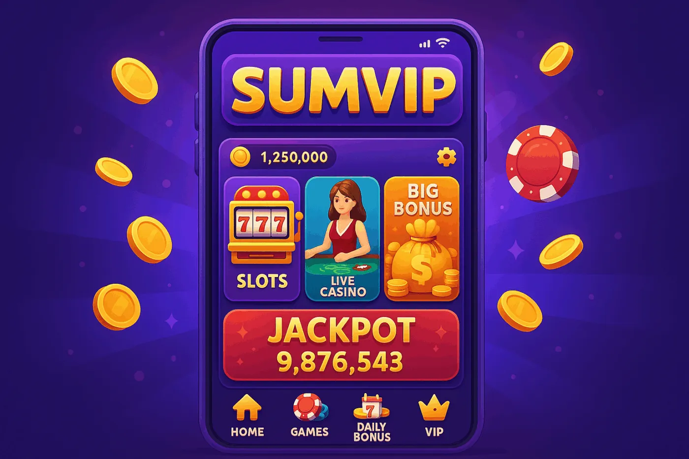 Hệ sinh thái game bài SUMVIP đa dạng